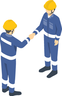 挨拶や感謝の言葉を大切にする人のイラスト